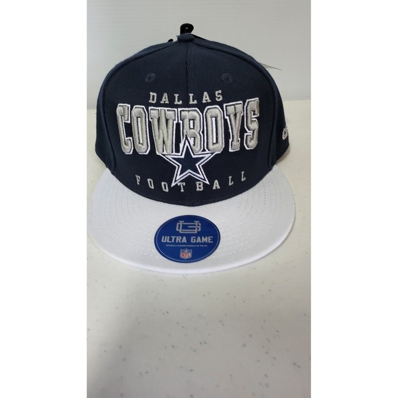 Dallas Cowboys Hat NFL Football Cap Flat Brim OSFM Ultra Game - Picture 3 of 5